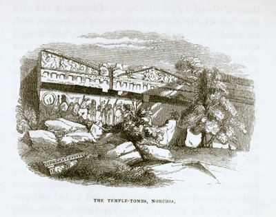Die Tempelgräber von Norchia von George Dennis